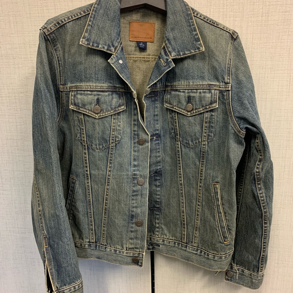 GAP Men Vintage Denim Jacket Medium Indigo M